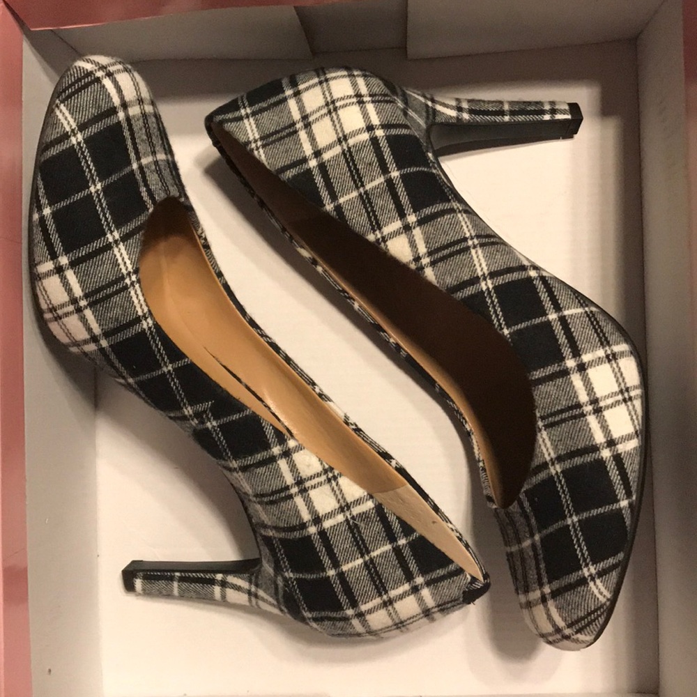 Plaid Heels